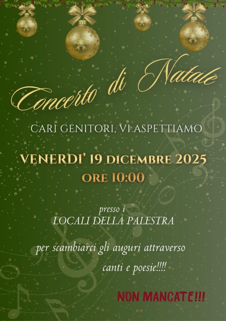 Concerto di Natale – Scuola Primaria di Perano