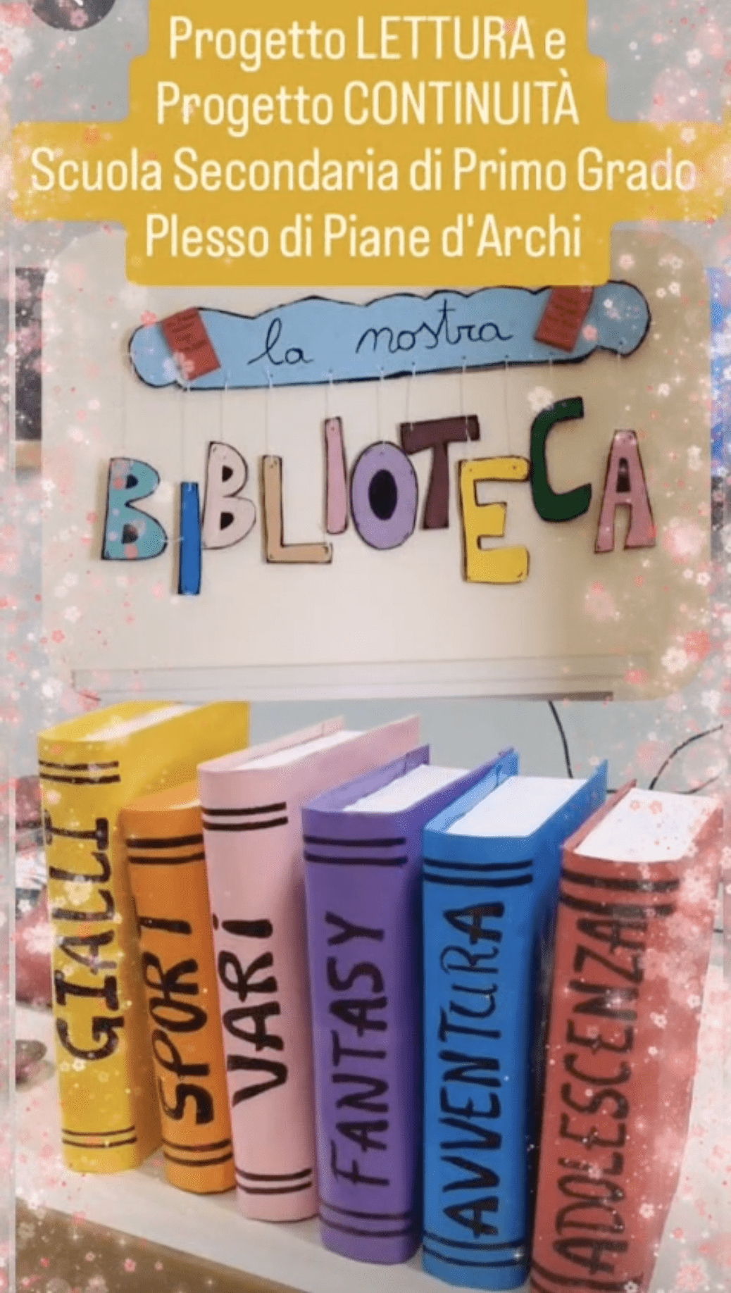 SCUOLA SECONDARIA DI PIANE D'ARCHI - PROGETTO LETTURA E PROGETTO CONTINUITÀ.